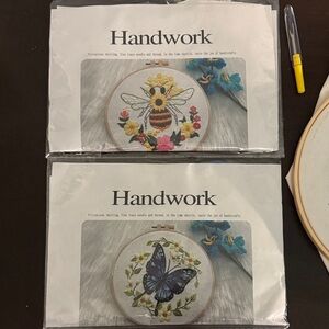 Embroidery Kits with Hoop